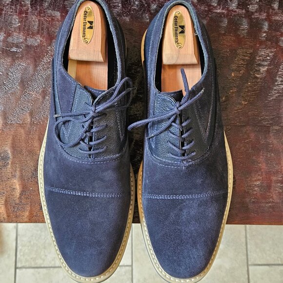 Joseph Abboud Men's Blue Suede Shoes, Sz 13 - Picture 2 of 16